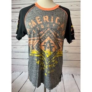 American Fighter BKE Buckle Tee Shirt size Small Graphic T-Shirt USA Y2K MMA UFC